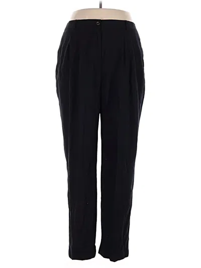 Pre-owned Chaus Casual Pants In Black