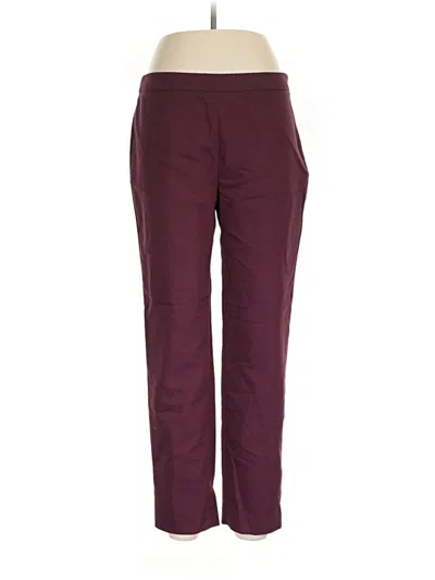 Pre-owned Chaus Casual Pants In Burgundy