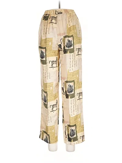 Pre-owned Chaus Casual Pants In Gold