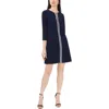 Chaus Center Stripe Minidress In Jbs Navy/white