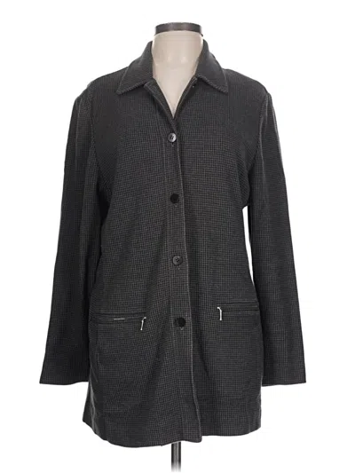 Pre-owned Chaus Coat In Gray