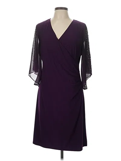 Pre-owned Chaus Cocktail Dress In Purple