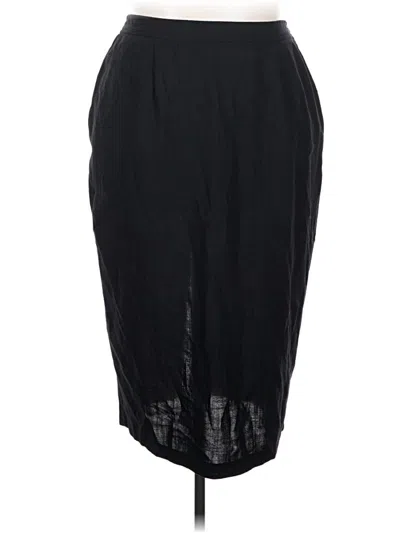 Pre-owned Chaus Formal Skirt In Black