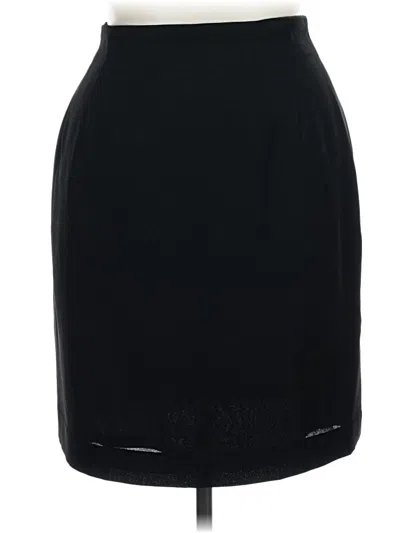 Pre-owned Chaus Formal Skirt In Black
