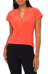 Chaus Jersey Top In Orange