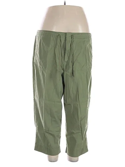 Pre-owned Chaus Khaki Pant In Green