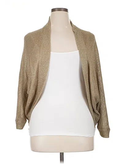 Pre-owned Chaus Kimono In Brown