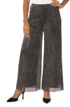 Chaus Lurex® Crinkle Mesh Palazzo Pants In Gray
