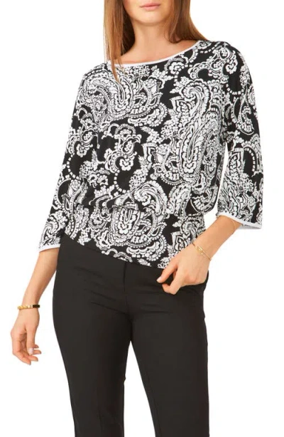 CHAUS CHAUS PAISLEY PRINT BLOUSE
