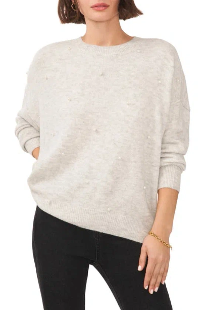 Chaus Pearly Baubles Cozy Crewneck Sweater In Jazz Club