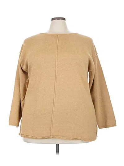 Pre-owned Chaus Pullover Sweater In Brown
