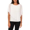 Chaus Rhinestone Overlay Top