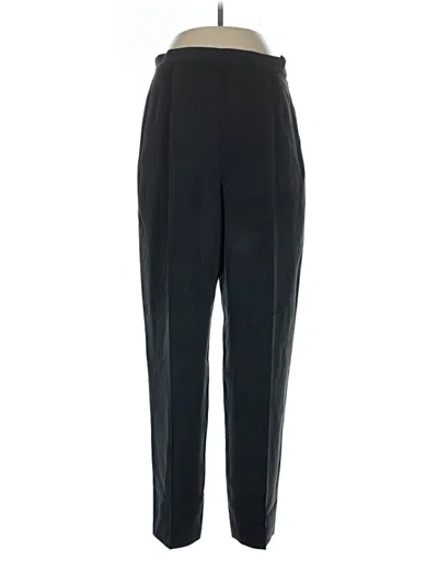 Pre-owned Chaus Silk Pants In Black