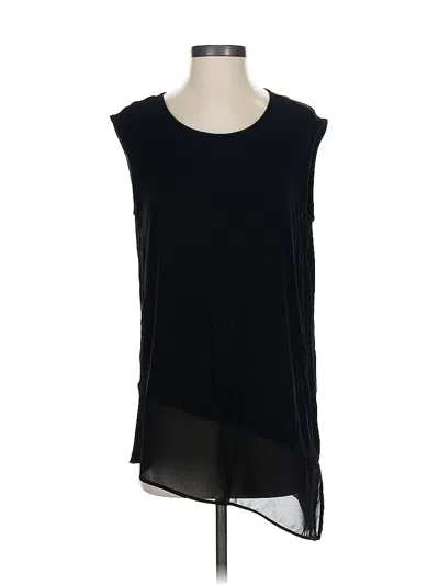 Pre-owned Chaus Sleeveless Blouse In Black
