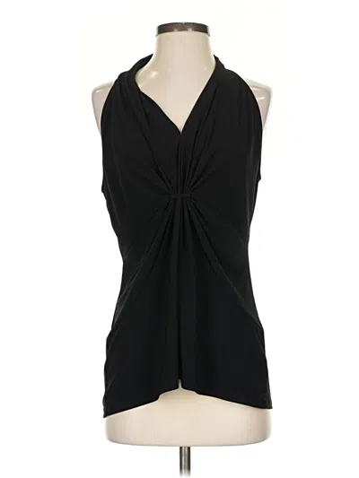 Pre-owned Chaus Sleeveless Blouse In Black