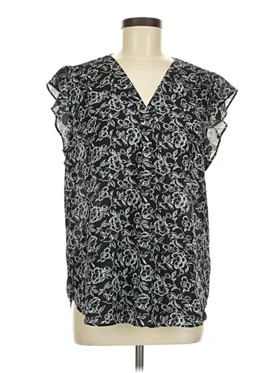 Pre-owned Chaus Sleeveless Blouse In Black