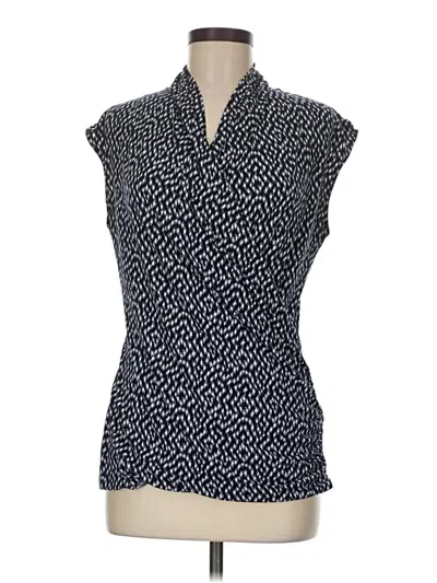 Pre-owned Chaus Sleeveless Blouse In Blue