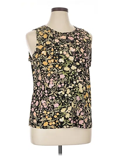 Pre-owned Chaus Sleeveless Blouse In Gold
