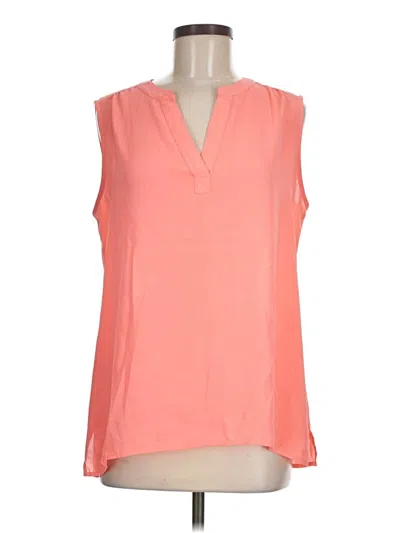 Pre-owned Chaus Sleeveless Blouse In Orange