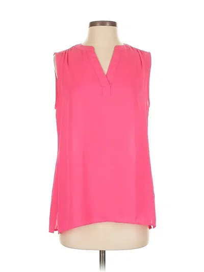 Pre-owned Chaus Sleeveless Blouse In Pink