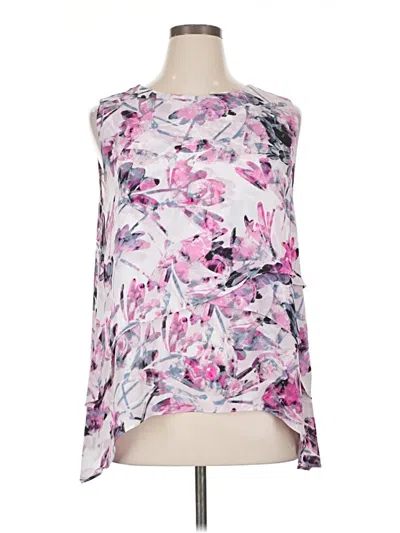Pre-owned Chaus Sleeveless Blouse In Pink