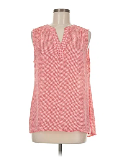 Pre-owned Chaus Sleeveless Blouse In Pink