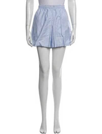 Pre-owned Chava Studio Pleated Accents Pajamas In Blue