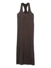 Chb Christian Boaro Racer-back Slip Dress In Brown