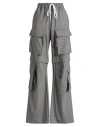 Chb Christian Boaro Woman Pants Grey Size M Virgin Wool, Lycra In Gray