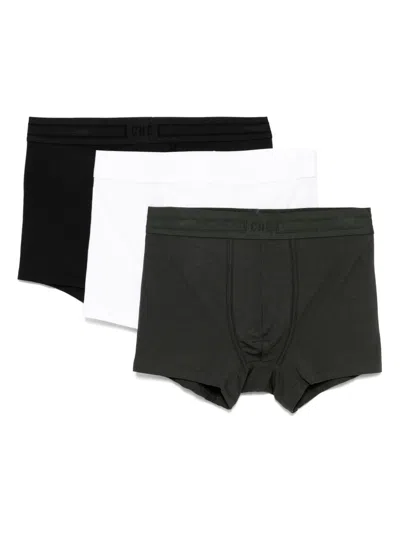 Che 3 Pack Boxer Trunk In Green