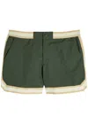 Che Baller Nylon Swim Shorts In Green