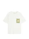 Che Bloom Floral-patch T-shirt In White
