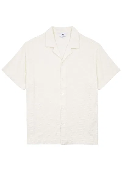 Che Burle Cotton-blend Jacquard Shirt In Cream