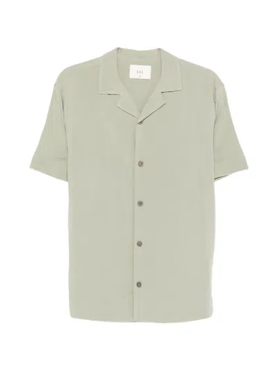 Che Buttoned Short-sleeve Shirt In Green