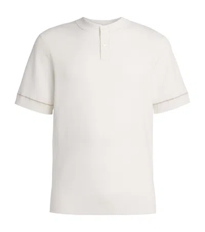 Che Ché Casimir Henley Polo Shirt In White