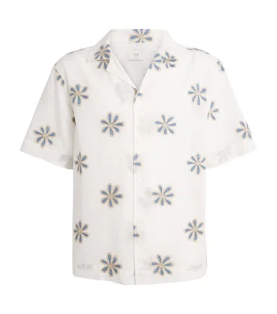 Che Ché Cotton Embroidered Daisel Shirt In Multi