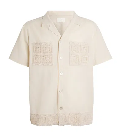 Che Cotton-linen Inigo Shirt In White