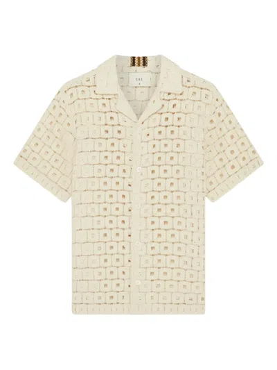 Che Crot-pattern Short-sleeve Shirt In Neutral