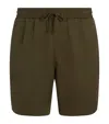 Che Drawstring Swim Shorts In Green