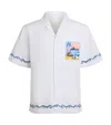 Che Embroidered Juanito Resort Shirt In White