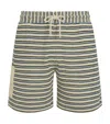 Che Mens Multi Matias Crot-patch Knitted Cotton-blend Shorts Xl In Multi