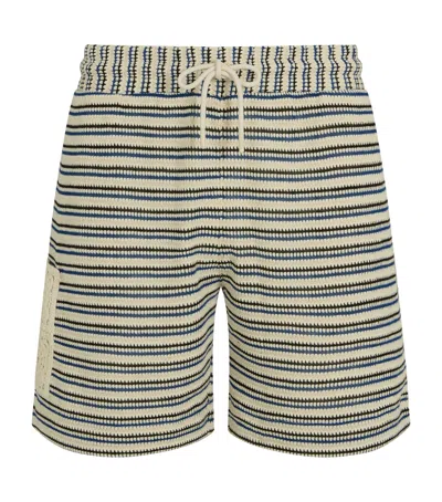Che Knitted Cotton Matias Shorts In Multi
