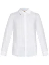 Che Linen Button-up Shirt In White