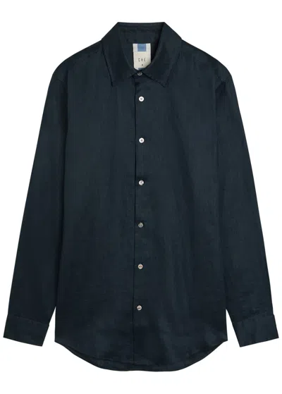 Che Linen Shirt In Blue