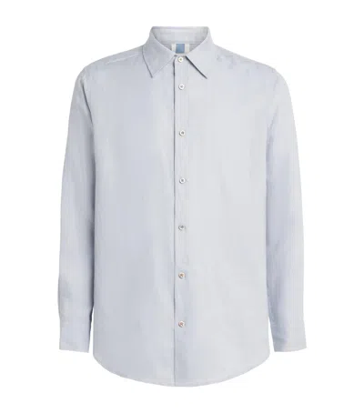 Che Ché Linen Shirt In Blue