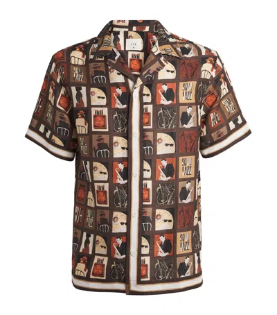 Che Ché Linen Wilson Shirt In Brown