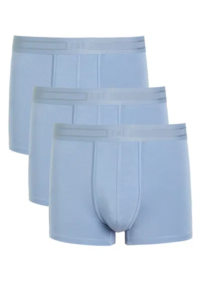 Che Logo-jacquard Stretch-jersey Trunks In Blue