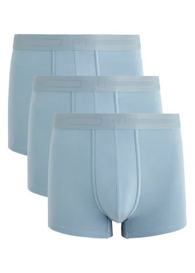 Che Logo-jacquard Stretch-jersey Trunks In Light Blue