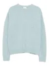 Che Logo-plaque Jumper In Blue