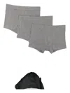 Che Logo-waistband Boxers (set Of Three) In Gray